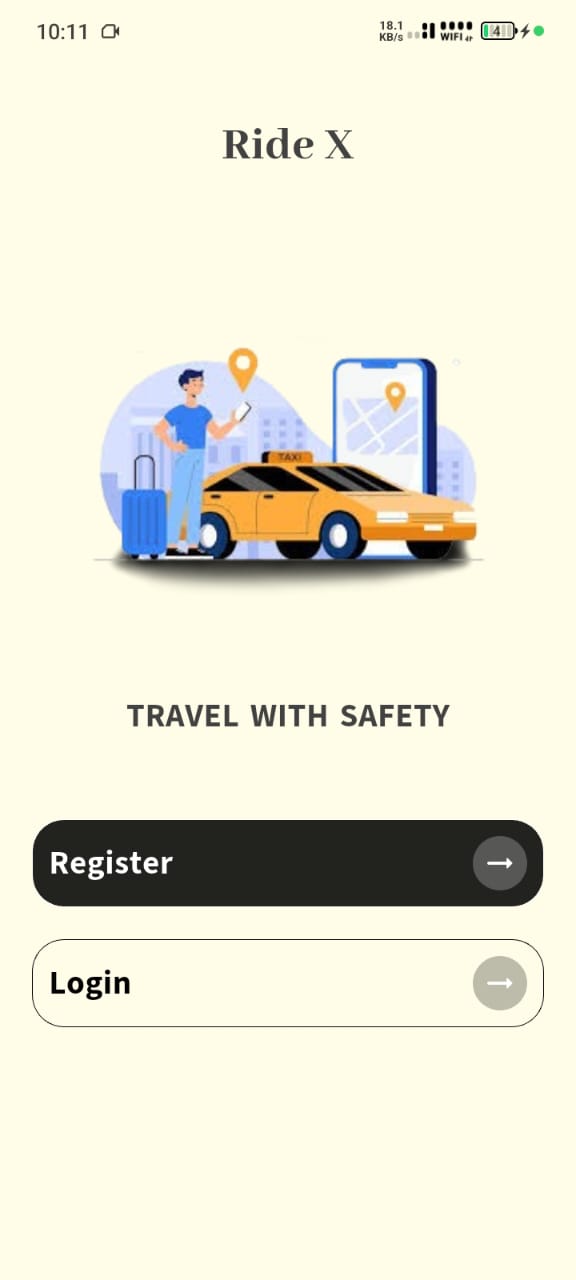 SwiftRide App Interface - Real-time booking
